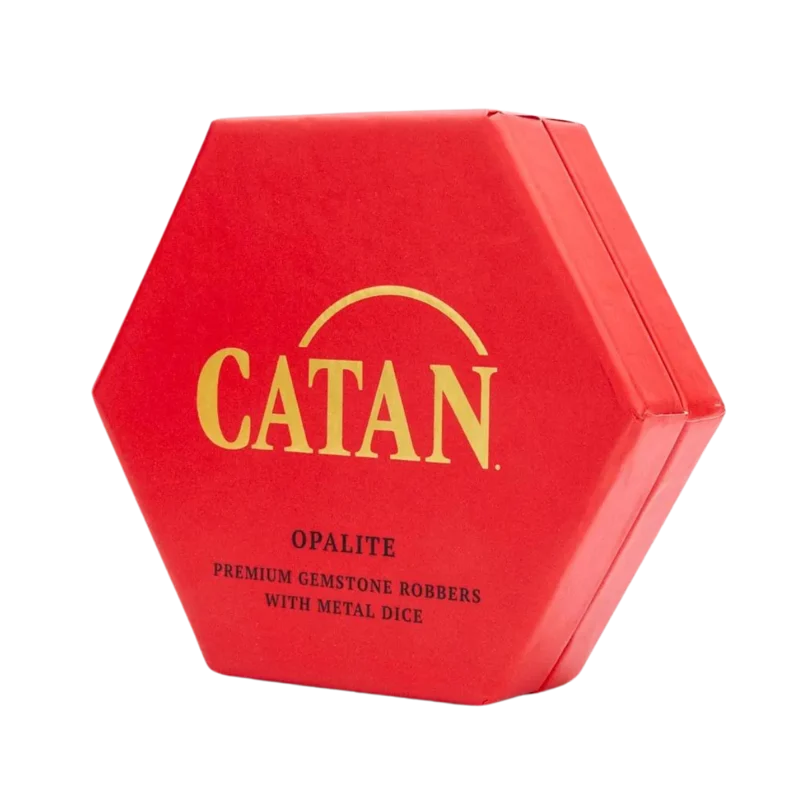Catan Official Premium Robber & Metal Dice Set- Opalite