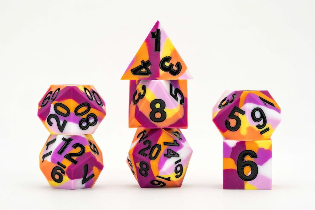 Pride Silicone Dice (Lesbian)