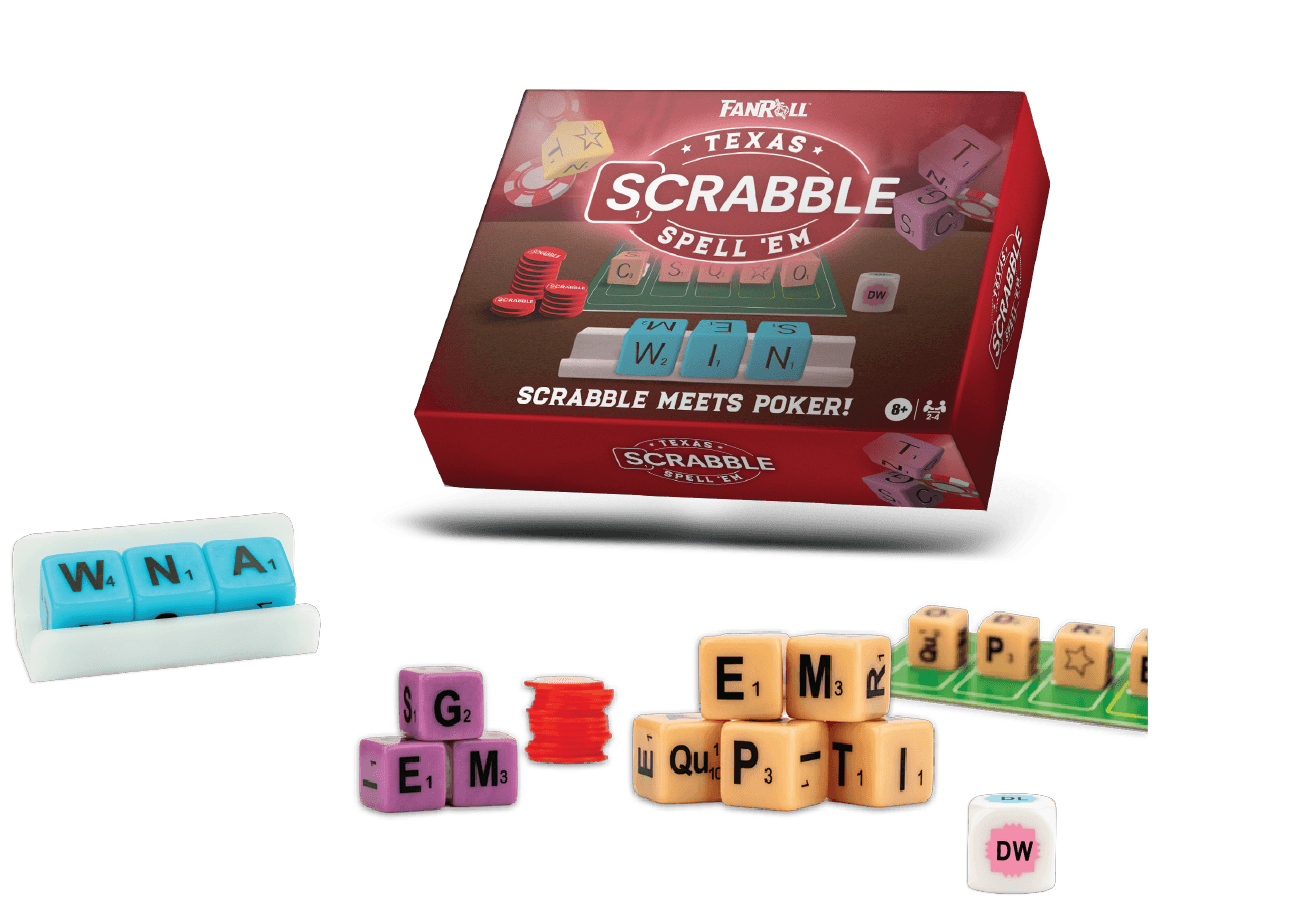 Hasbro Scrabble Texas Spell Em