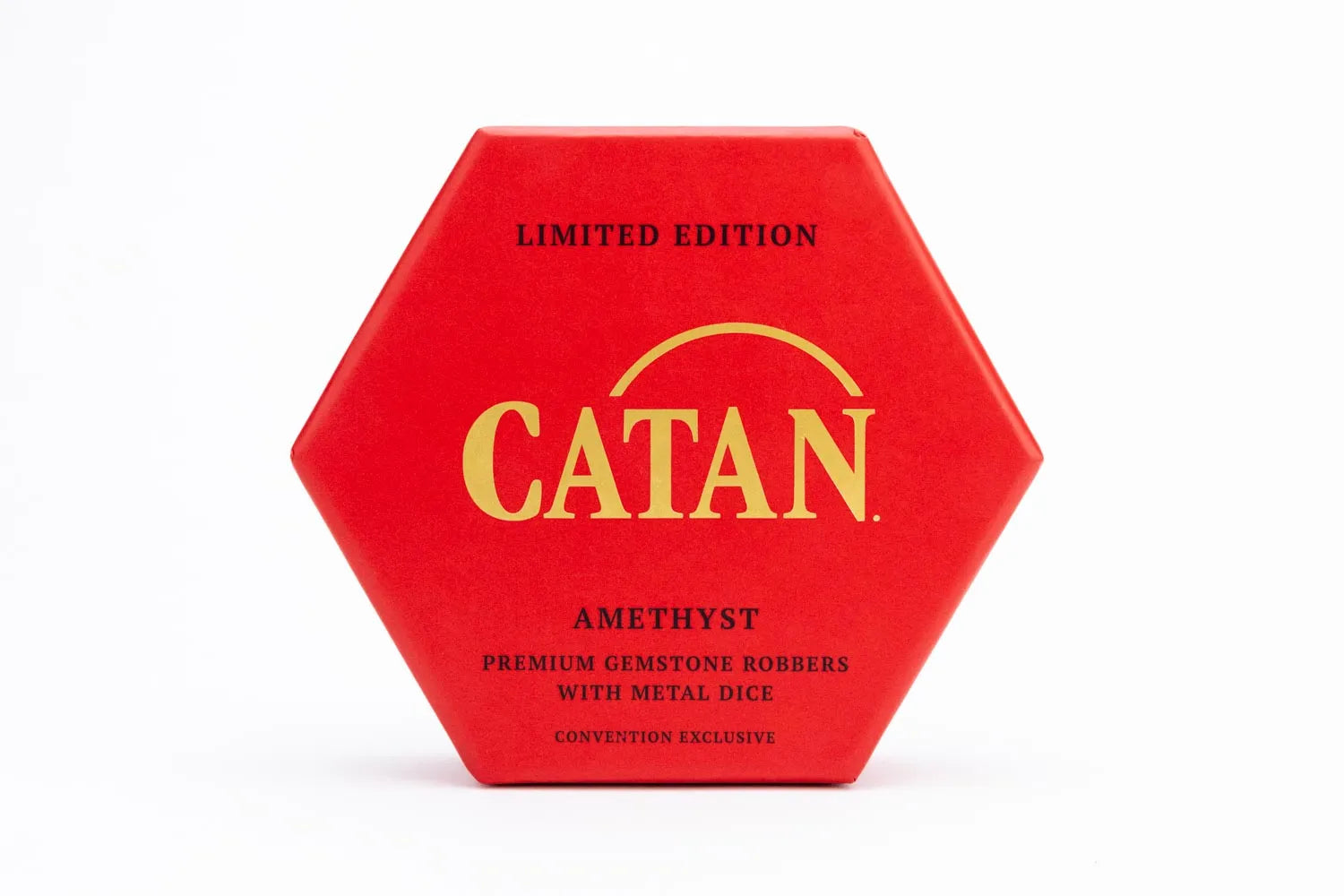 Catan Official Premium Robber & Metal Dice Set- Amethyst