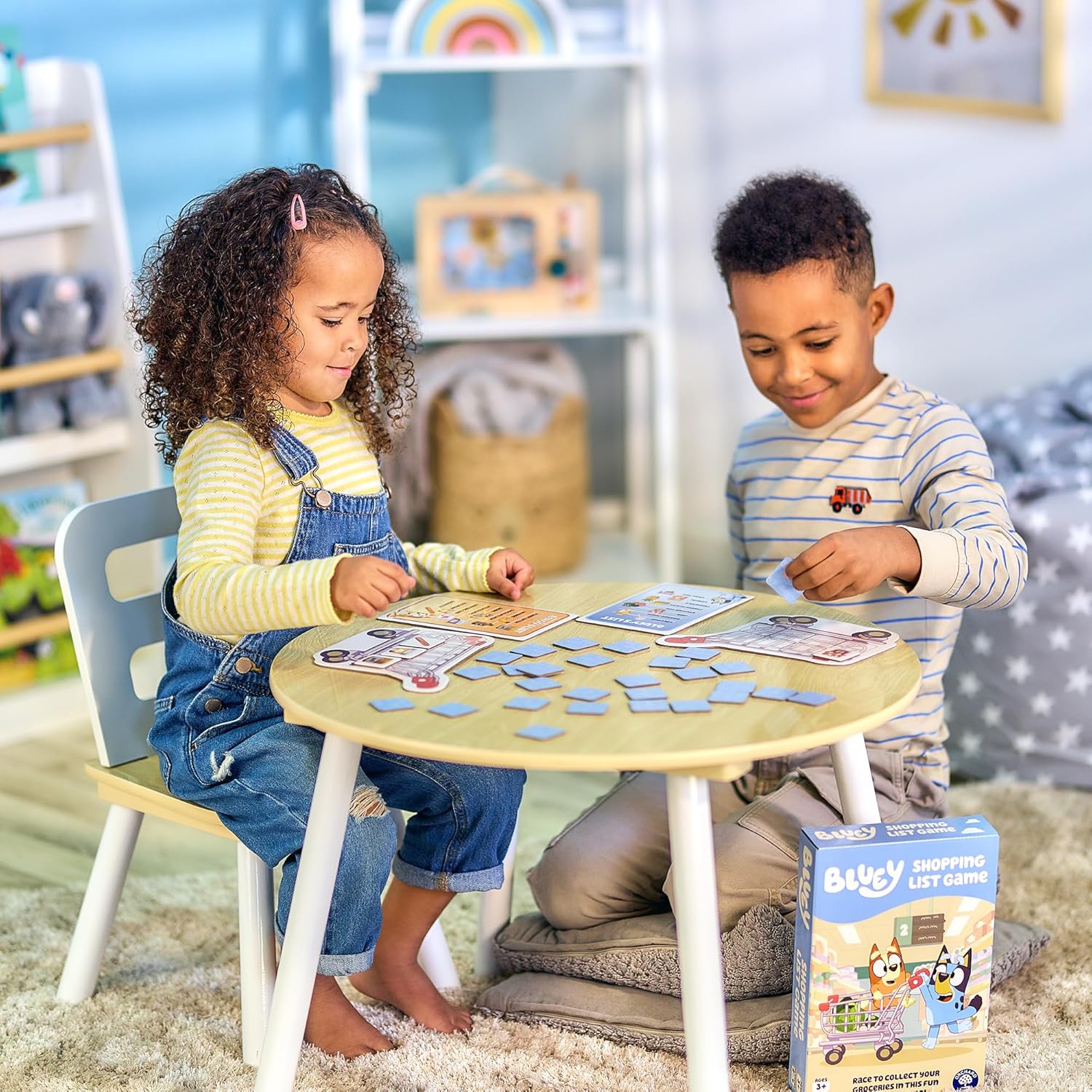Official Bluey Shopping List Game, Memory and Matching Game