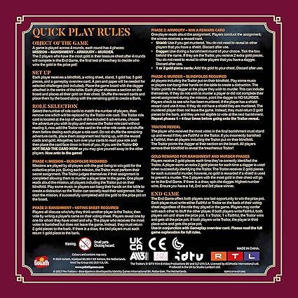 The Traitors - Official Board Game