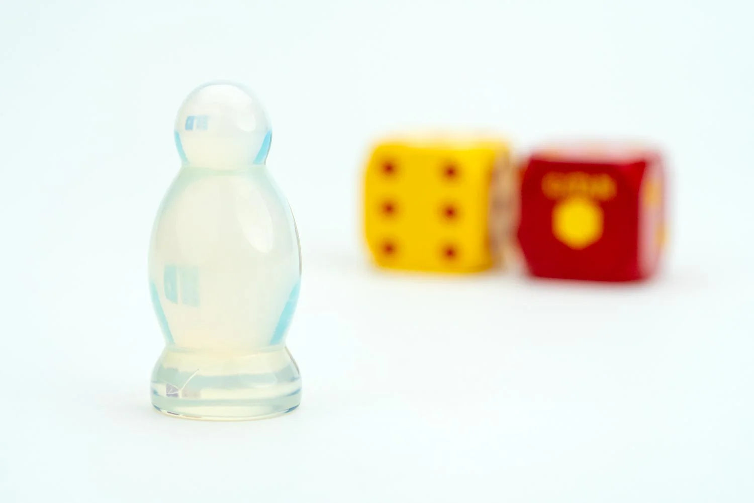 Catan Official Premium Robber & Metal Dice Set- Opalite