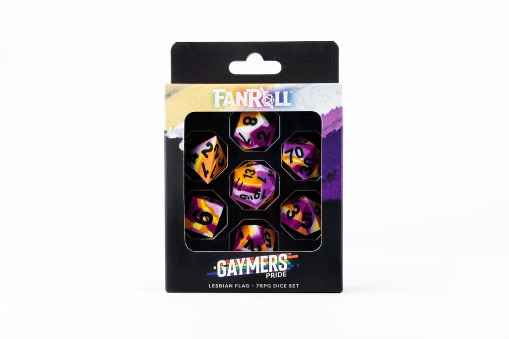 Pride Silicone Dice (Lesbian)
