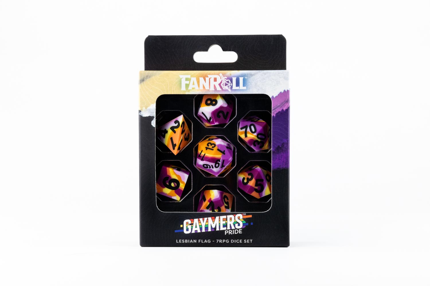 Pride Silicone Dice (Lesbian)