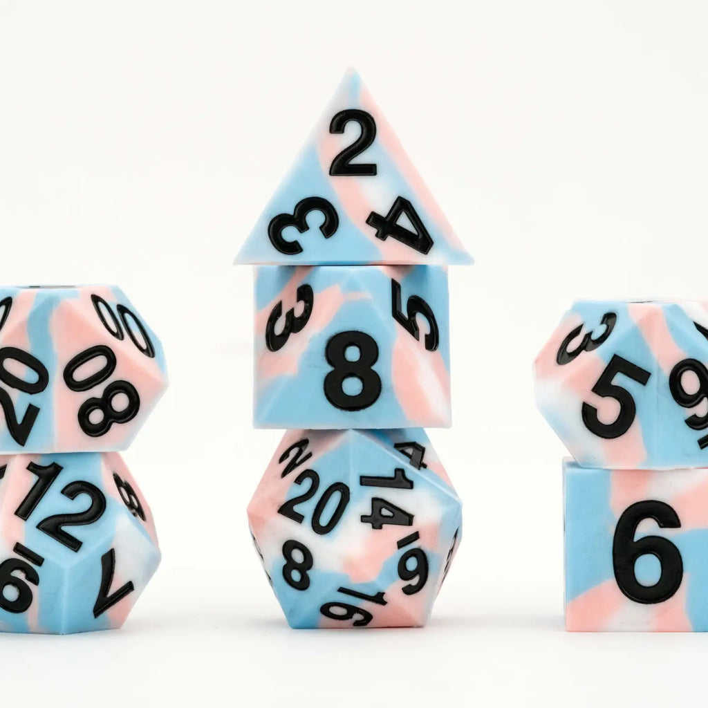 Pride Silicone Dice (Transgender)