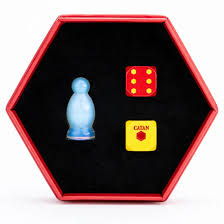 Catan Official Premium Robber & Metal Dice Set- Opalite