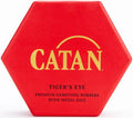 Catan Official Premium Robber & Metal Dice Set- Tiger's Eye